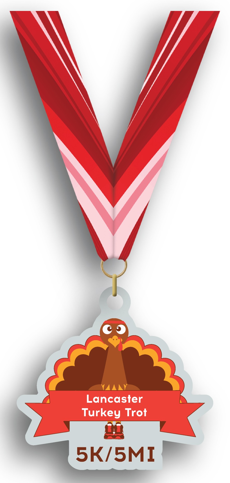 Lancaster Turkey Trot Finishers Medal 5k & 5mi