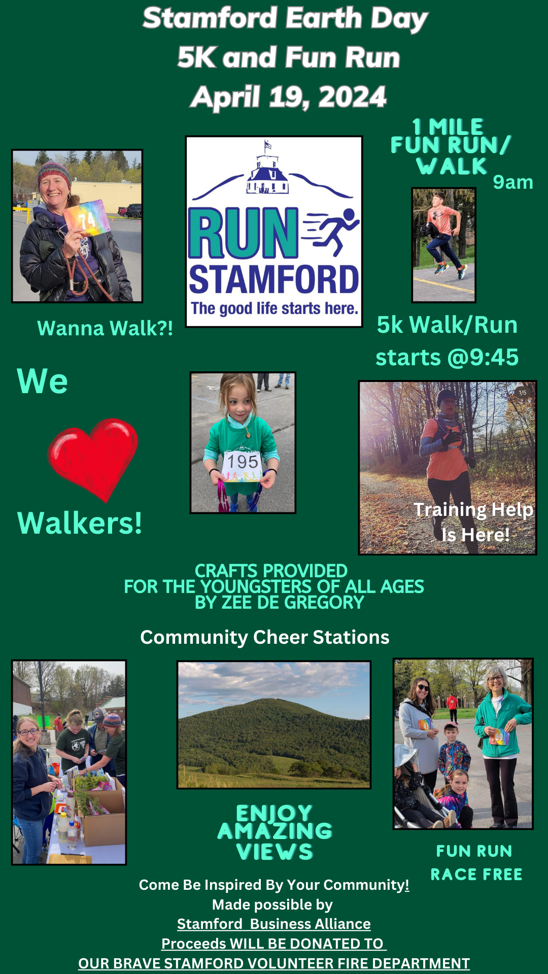 Flyer for Earth Day 5K and Fun Run