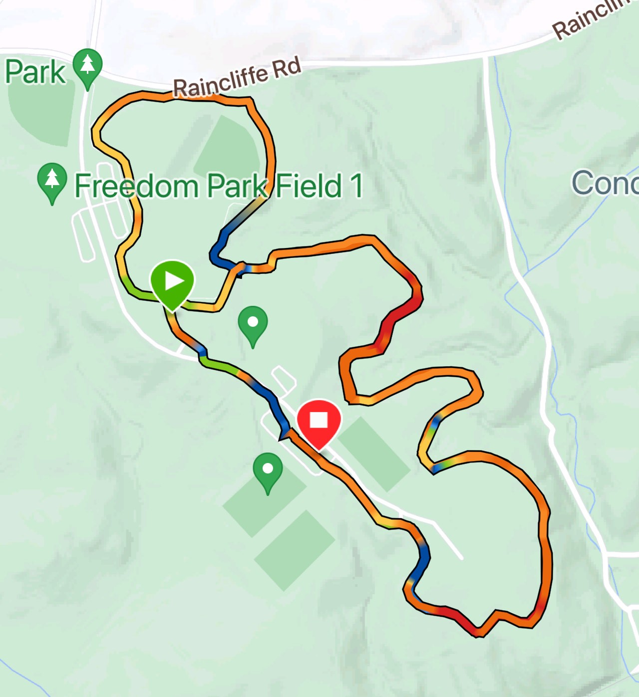 Freedom course map